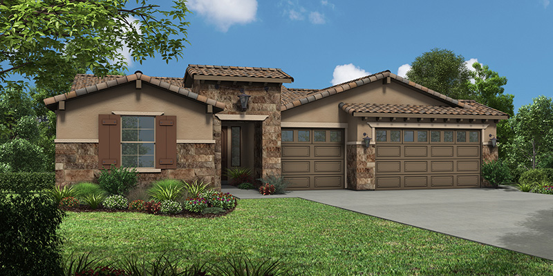 Plan 1 - Halsbury: Elevation D - Tuscany
